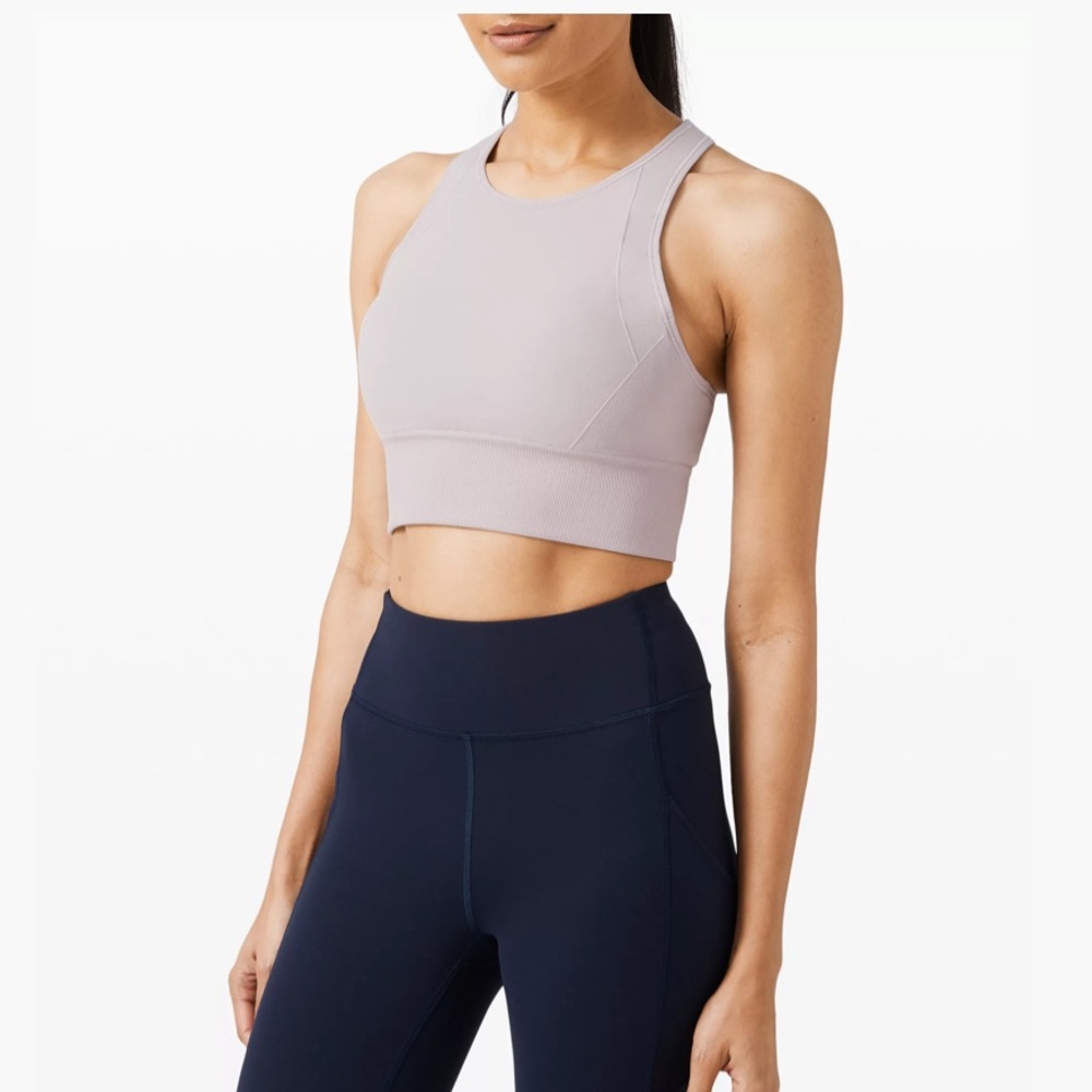 Ebb to Train Bra *Medium Support, C/D cup - Lululemon - Iced Iris